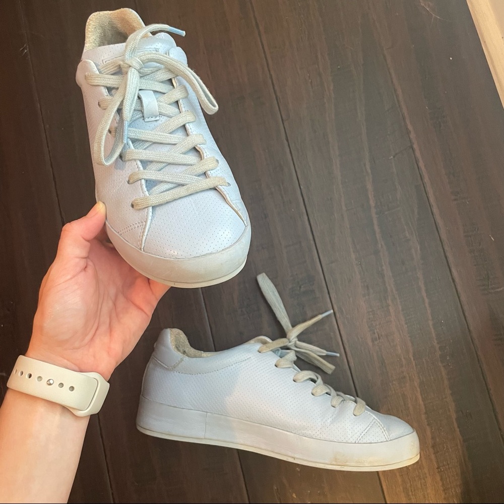 Rag & Bone Chambray Leather Low-top Sneakers